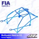 Arceau 10 Points à Souder AST Rollcages V2 pour BMW E36 Coupé - FIA